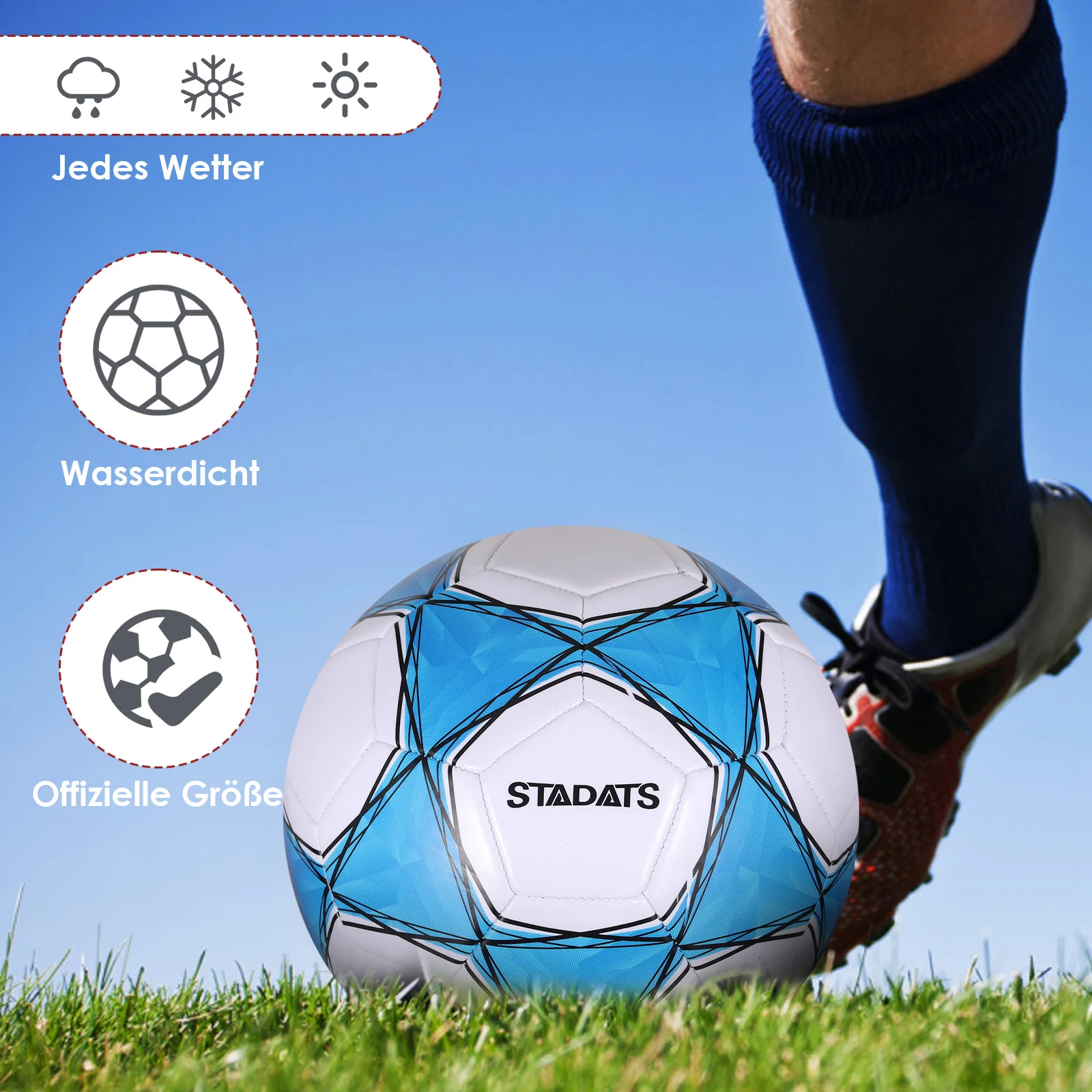 

Professional Match Balls Soccer Balls Official Size 5 Sports League Match Training Balls Seamless Goal Team Football