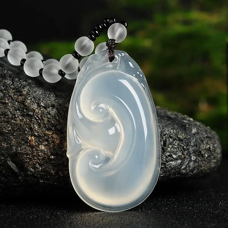 Agate Pendant Ice Jade Lucky Stone Natural Exquisite Chalcedony Necklace Quality Jewelry Accessories Neck Decoration Gift
Agate Pendant Ice Jade Lucky Stone Natural Exquisite Chalcedony Necklace Quality Jewelry Accessories Neck Decoration Gift