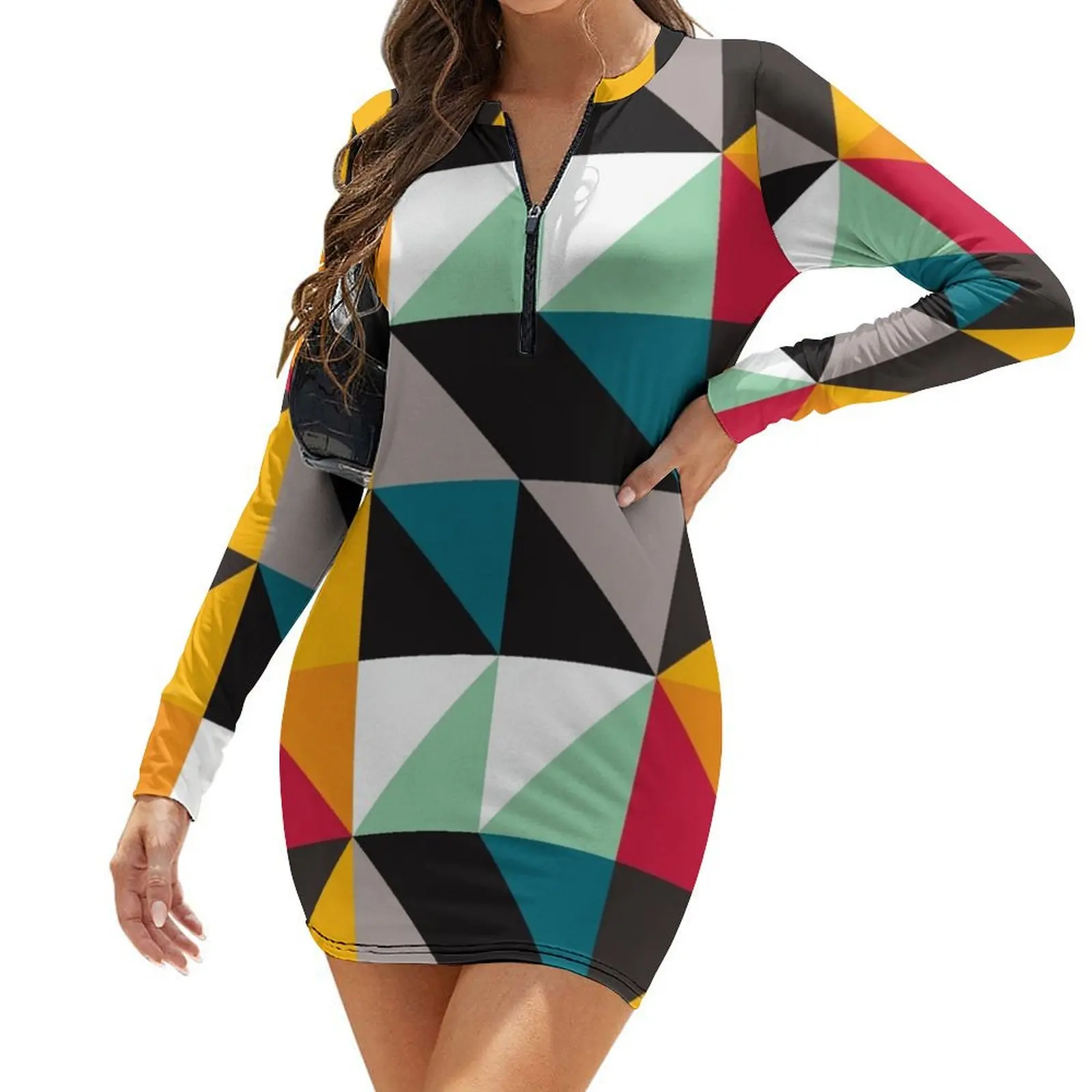 Geometric Pattern 30 (triangles) Long-Sleeve Bodycon Dress summer dress korean women dress dresses clothing women summer 2024
Geometric Pattern 30 (triangles) Long-Sleeve Bodycon Dress summer dress korean women dress dresses clothing women summer 2024
