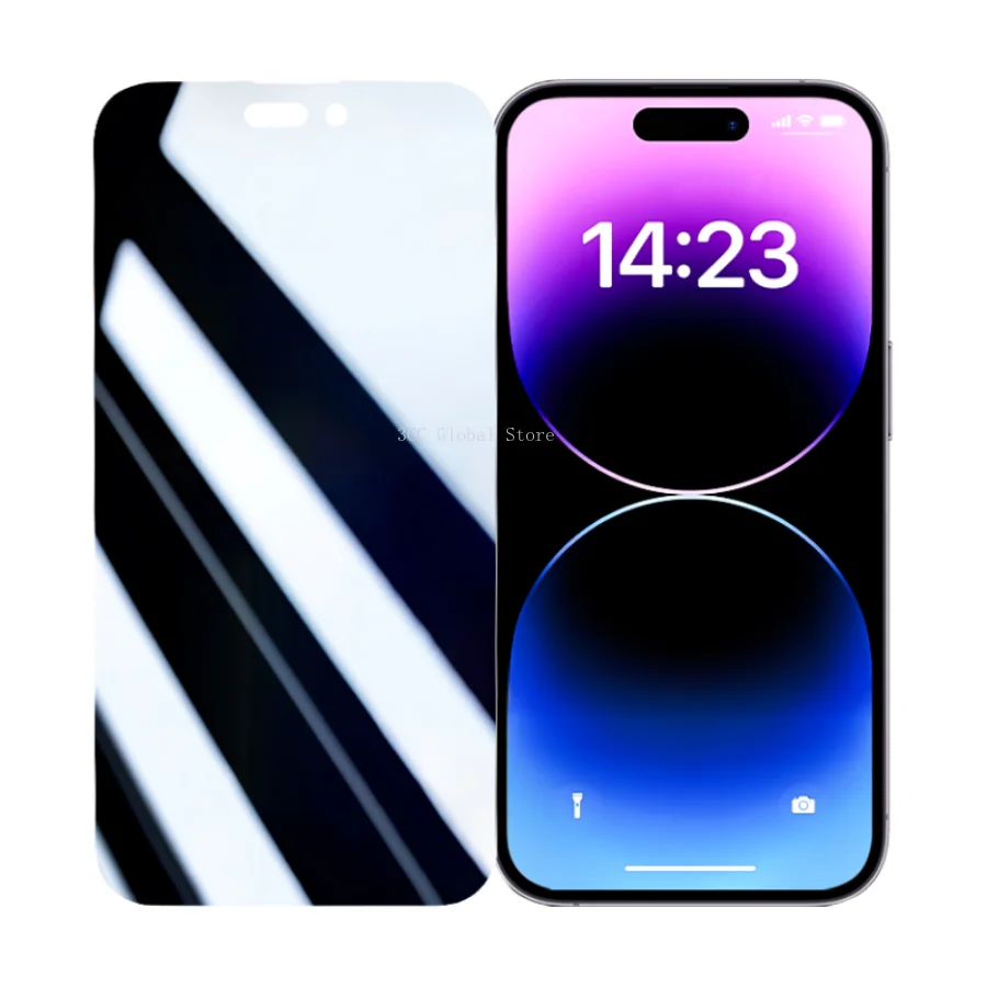 

2PCS 9H Hardness Privacy Screen Protector for iPhone 11 Pro Max 12 13 Mini 15 14 Pro Tempered Glass for IPhone XR XS Max 7 8Plus
