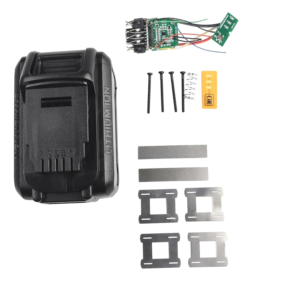 Without Battery Battery Plastic Case Model:DCB200 Replace PCB Board Tye:10 Core (21700) Nice Component For The Battery
Without Battery Battery Plastic Case Model:DCB200 Replace PCB Board Tye:10 Core (21700) Nice Component For The Battery