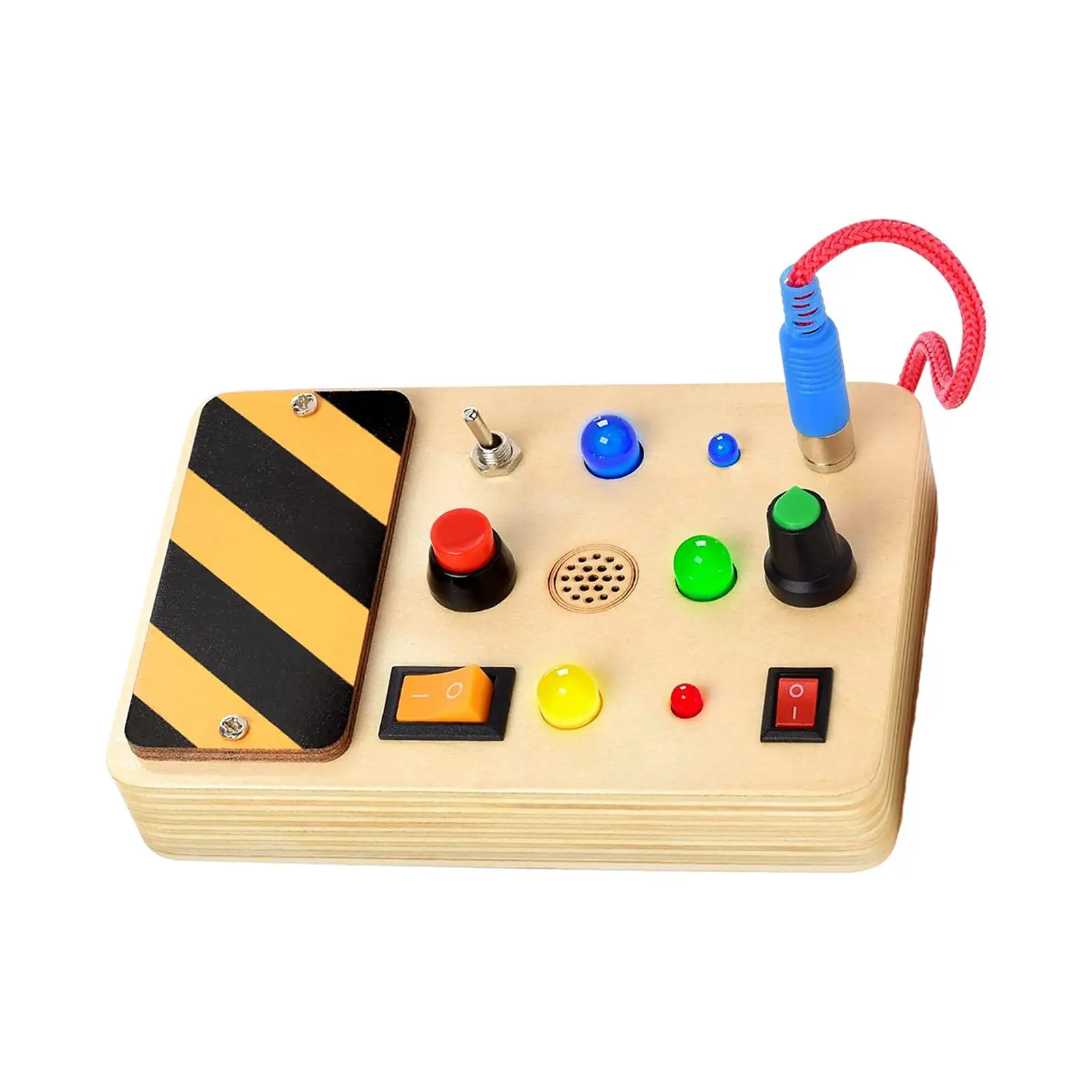 LED Wooden Sensory Board Preschool Learning Activities Lights Switch Busy Board for Preschool Children Toddlers Birthday Gifts
LED Wooden Sensory Board Preschool Learning Activities Lights Switch Busy Board for Preschool Children Toddlers Birthday Gifts