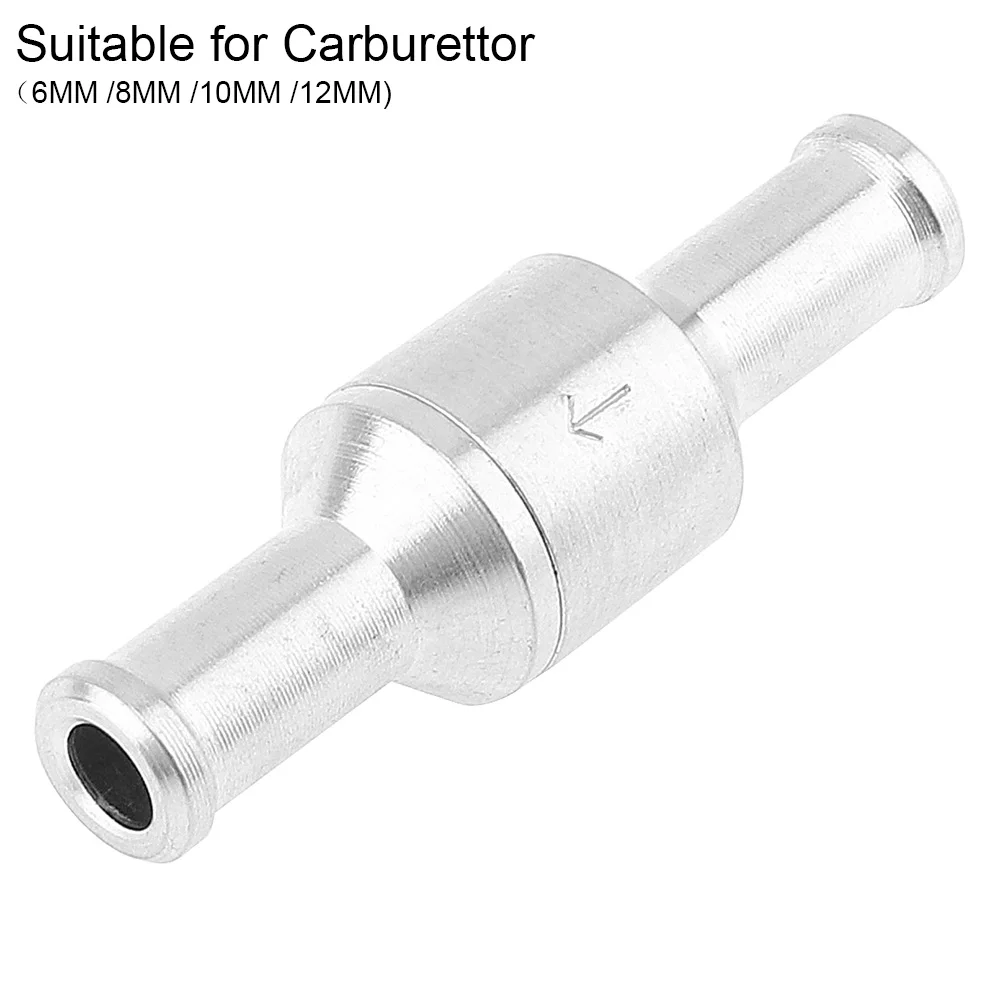 6mm / 8mm / 10mm / 12mm Aluminum Alloy Non Return One Way Air Fuel Oil Check Valve for Fuel / Water / Marine
6mm / 8mm / 10mm / 12mm Aluminum Alloy Non Return One Way Air Fuel Oil Check Valve for Fuel / Water / Marine