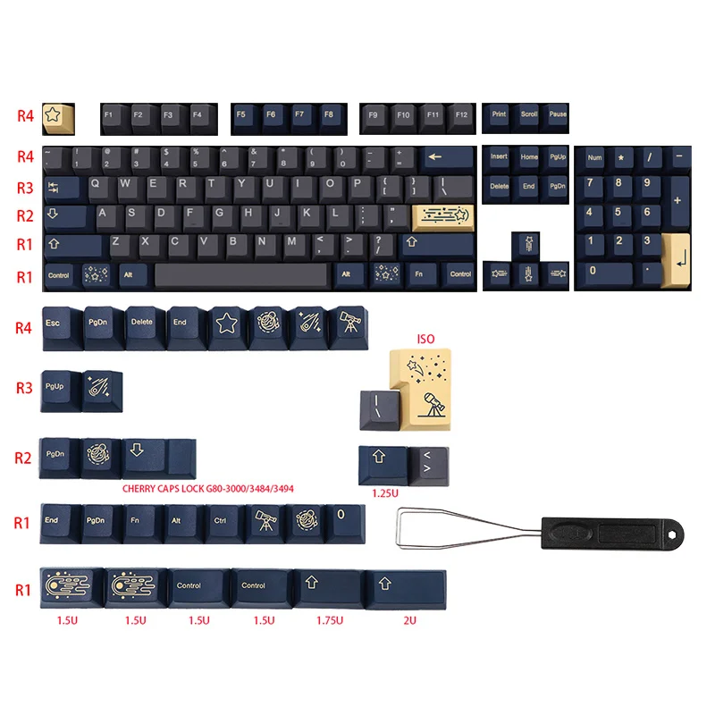 Колпачки для клавиш 135 клавиш GMK Stargaze Clone PBT, колпачки для клавиш Cherry MX Profile, колпачки для механической клавиатуры, Набор колпачков для клавиш под заказ
Колпачки для клавиш 135 клавиш GMK Stargaze Clone PBT, колпачки для клавиш Cherry MX Profile, колпачки для механической клавиатуры, Набор колпачков для клавиш под заказ