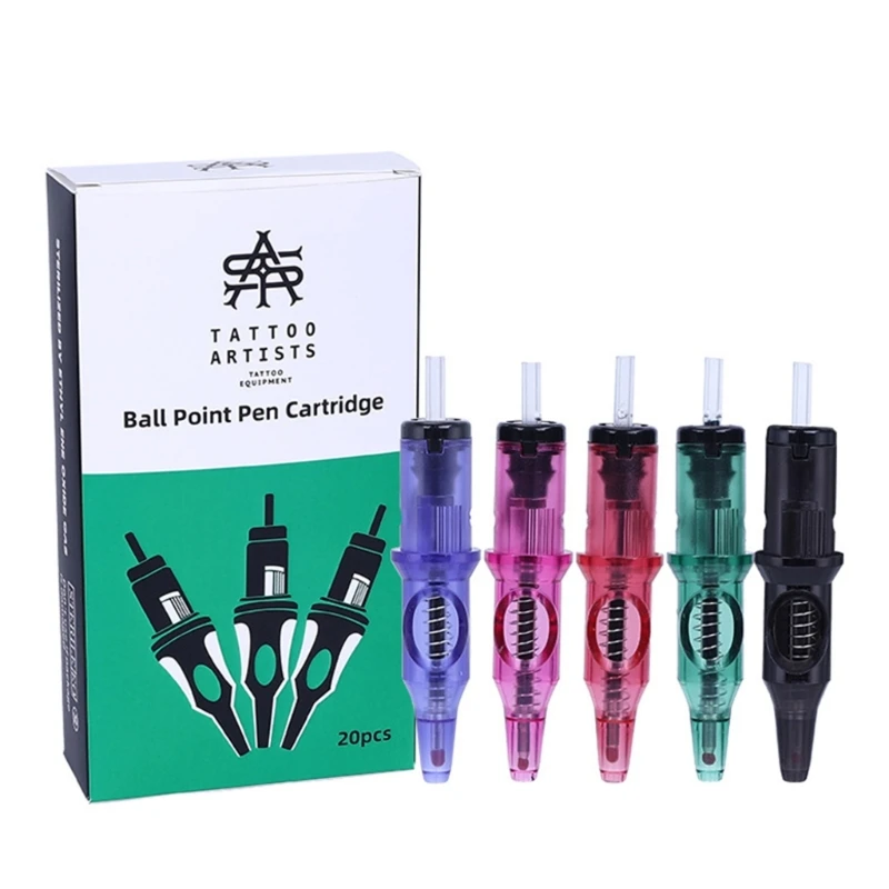 Permanent Makeup Tattoo Cartridge Needles Eyebrow Eyeliner Lip Microblading Ballpoint Pen for Rotary Machines 20 PCS/Box
Permanent Makeup Tattoo Cartridge Needles Eyebrow Eyeliner Lip Microblading Ballpoint Pen for Rotary Machines 20 PCS/Box