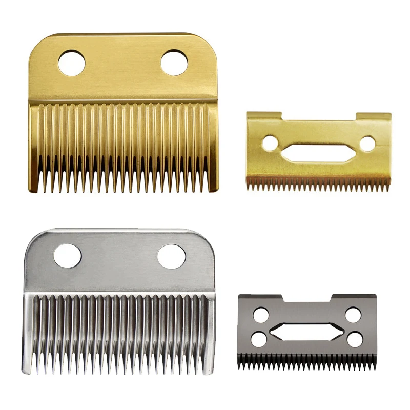 4 Pcs For Wahl Magic Clip Cord & Cordless Replacement Blade + Cutter Blade (Steel Blade)-Gold & Silver
4 Pcs For Wahl Magic Clip Cord & Cordless Replacement Blade + Cutter Blade (Steel Blade)-Gold & Silver