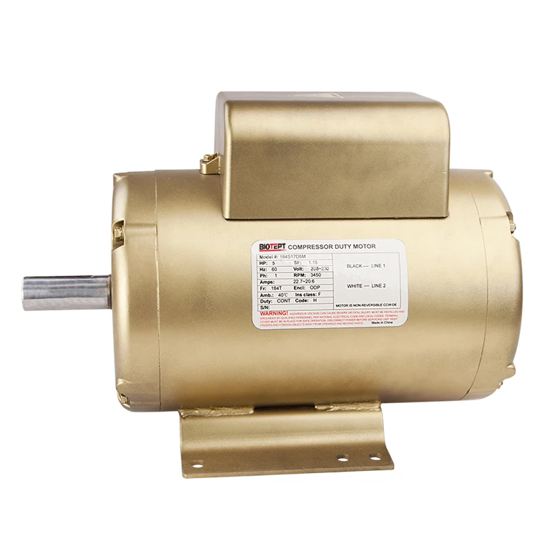 Однофазный электродвигатель для воздушного компрессора NEMA 10 hp ODP 3450 об/мин с высоким крутящим моментом 
Однофазный электродвигатель для воздушного компрессора NEMA 10 hp ODP 3450 об/мин с высоким крутящим моментом