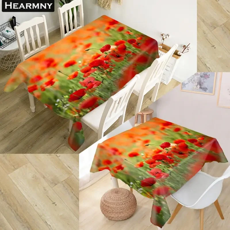 HEARMNY Poppies Tablecloth 3D Oxford Fabric Square/Rectangular Dust-proof Table Cover For Party Home Decor TV Covers
HEARMNY Poppies Tablecloth 3D Oxford Fabric Square/Rectangular Dust-proof Table Cover For Party Home Decor TV Covers