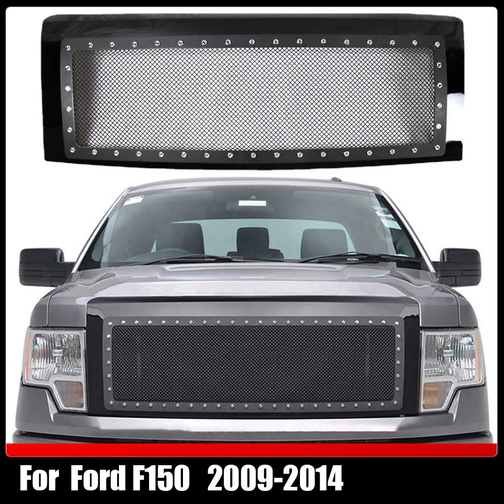 Front Raptor Hood Grille Car Mesh Cover Racing Grill Upgrade Bumper Grills Modified Pickup Parts For Ford F150 2009-2014
Front Raptor Hood Grille Car Mesh Cover Racing Grill Upgrade Bumper Grills Modified Pickup Parts For Ford F150 2009-2014