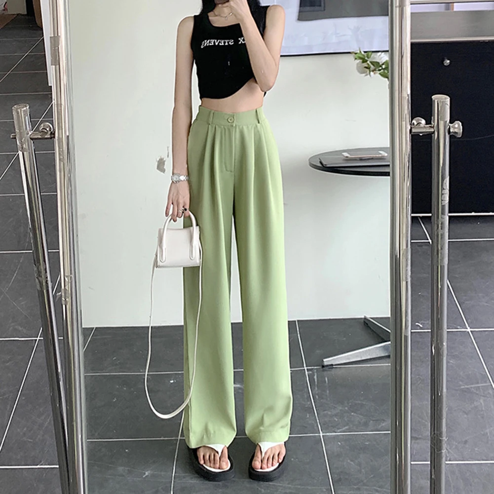 Women’s Wide Leg Pants Women Korean Style High Waist Black Trouser Office Ladies Fashion Loose Grey Suit Trousers Streetwear
Women’s Wide Leg Pants Women Korean Style High Waist Black Trouser Office Ladies Fashion Loose Grey Suit Trousers Streetwear