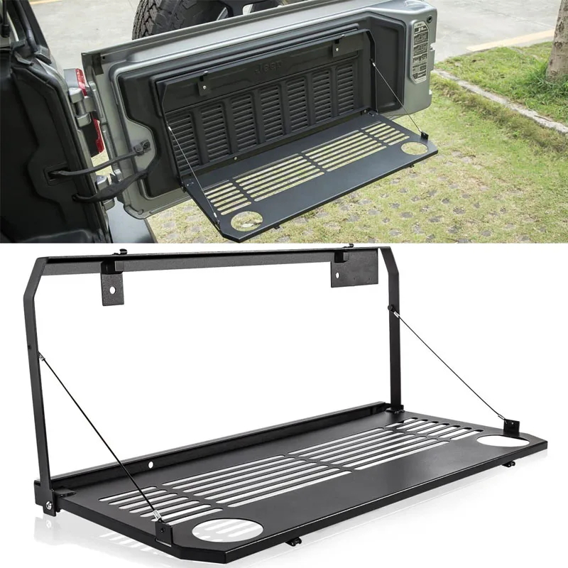 Rear Door Table Foldable for Jeep Wrangler 2018 2019 JL Trunk Flexible Rear Door Table Foldable Storage Cargo Shelf Rear
Rear Door Table Foldable for Jeep Wrangler 2018 2019 JL Trunk Flexible Rear Door Table Foldable Storage Cargo Shelf Rear