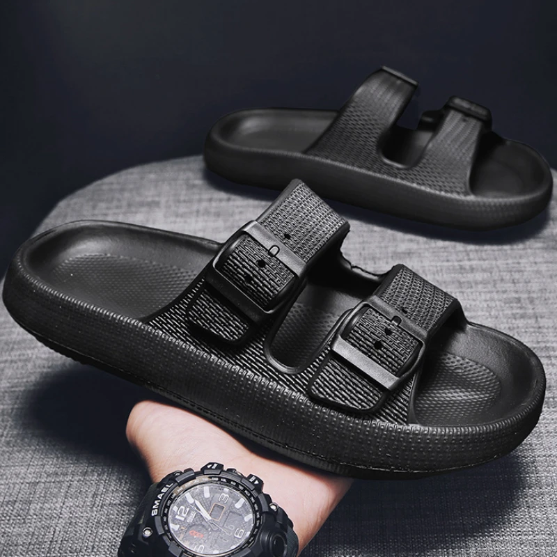Fashion Flip Flops Men's Korean Style Belt Buckle Non-slip Lightweight Beach Sandals Plus Size Slippers Claquette Homme Luxe
Fashion Flip Flops Men's Korean Style Belt Buckle Non-slip Lightweight Beach Sandals Plus Size Slippers Claquette Homme Luxe