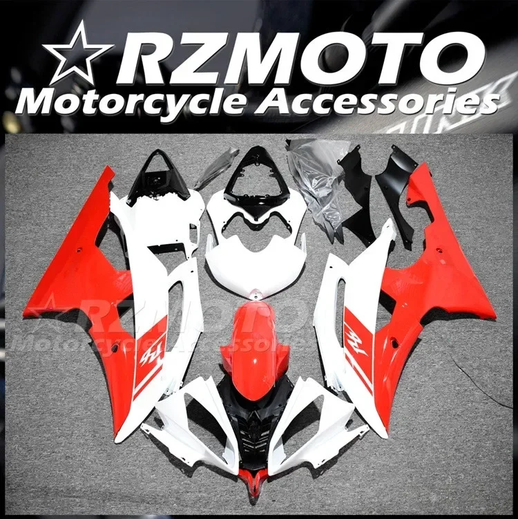 

4Gifts New ABS Motorcycle Fairings Kit Fit For YAMAHA YZF - R6 08 09 10 11 12 13 14 15 16 Bodywork Set Red White FR