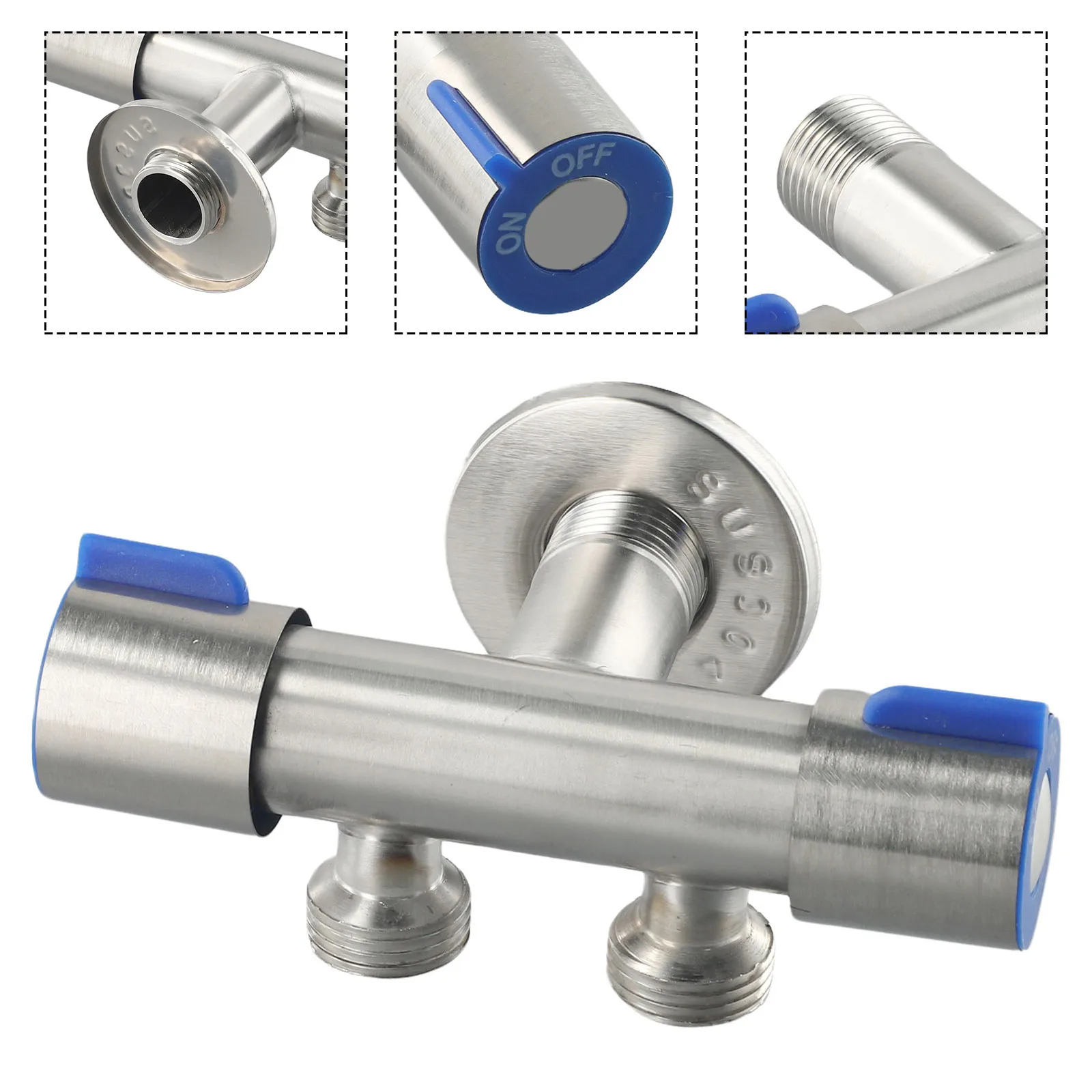 Double Handle Stainless Steel Cold Water Faucet Bathroom Washing Machine Faucet Two Ways Out Water Tap For Washing Machine
Double Handle Stainless Steel Cold Water Faucet Bathroom Washing Machine Faucet Two Ways Out Water Tap For Washing Machine