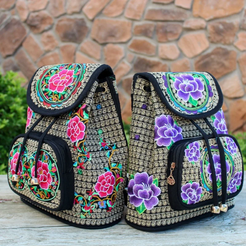 China Yunnan Ethnic Embroidery Backpack Retro Floral Embroidered Ladies Rucksack Embroidered Backpack Embroidered Shoulder Bag
China Yunnan Ethnic Embroidery Backpack Retro Floral Embroidered Ladies Rucksack Embroidered Backpack Embroidered Shoulder Bag