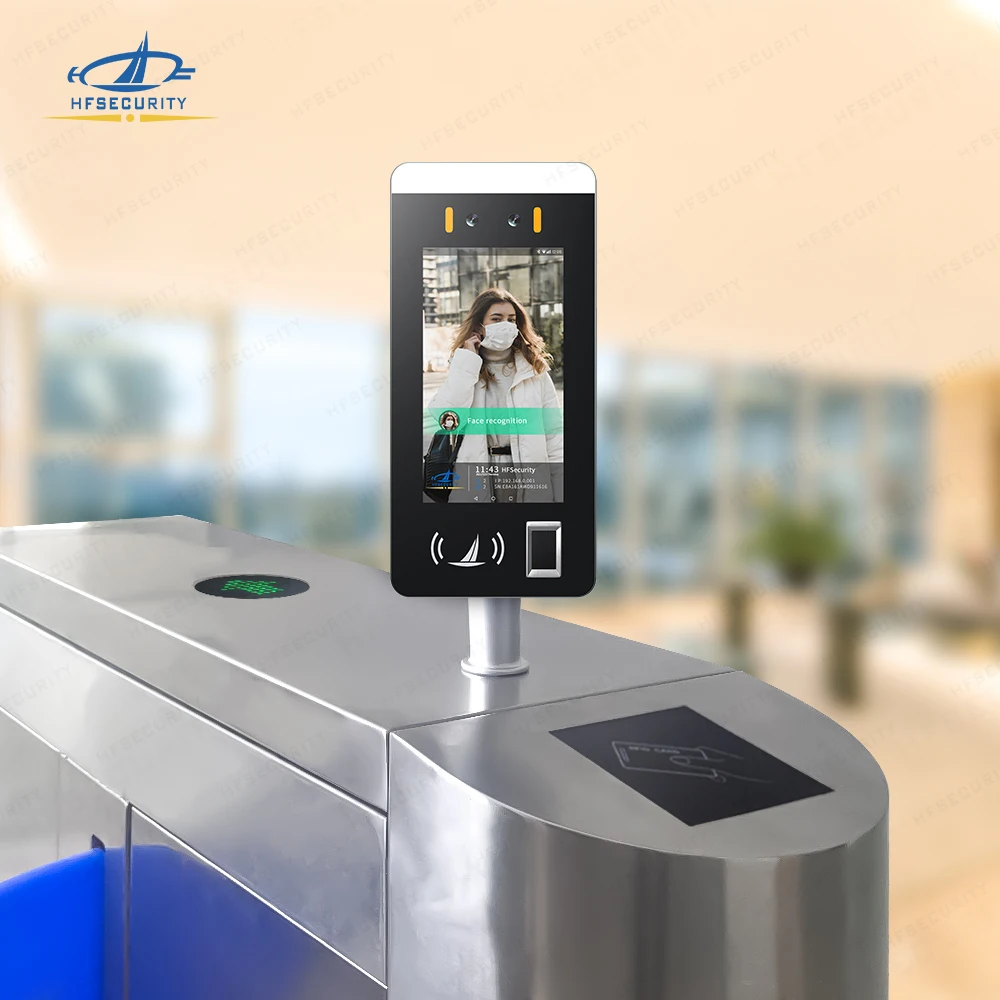 

HFSecurity FR07 Safe Entrance Biometric Fingerprint NFC Face Recognition Time Attendance Access Control For Gyms