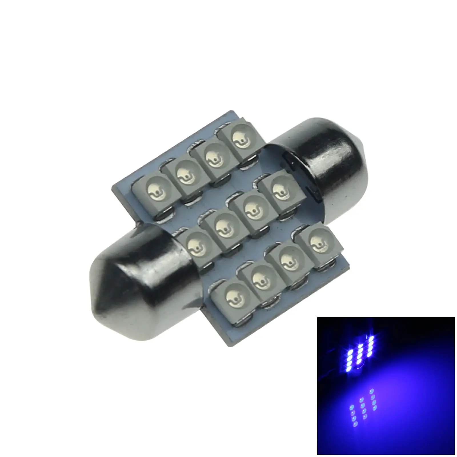 1x Синий RV 31 мм гирлянда Blub лампа номерного знака 12 излучателей 1210 SMD СВЕТОДИОДНЫЙ 6430
1x Синий RV 31 мм гирлянда Blub лампа номерного знака 12 излучателей 1210 SMD СВЕТОДИОДНЫЙ 6430