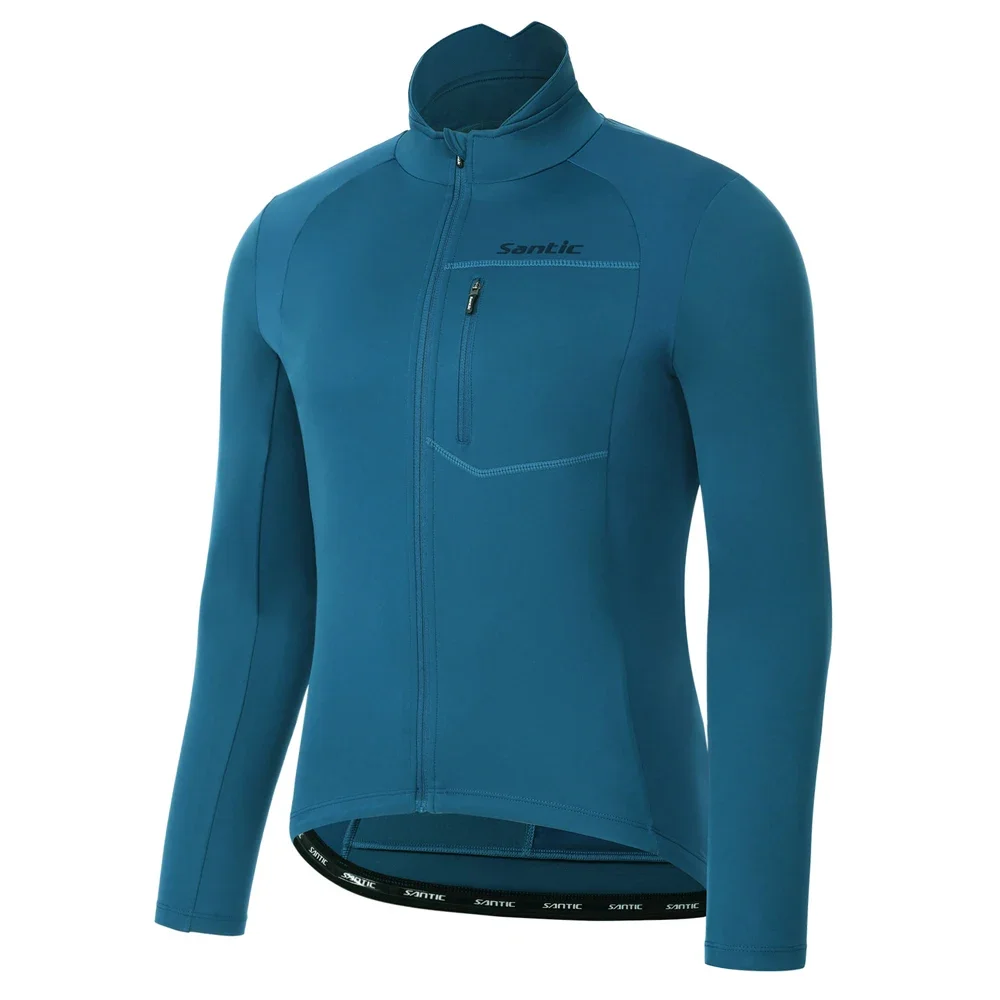 Santic الصوف MTB/الطريق دراجة جيرسي لي الشتاء الدراجات السترات يندبروف الحرارية الدافئة ركوب القمم طويلة الأكمام دراجة معطف رياضي Santic الصوف MTB/الطريق دراجة جيرسي لي الشتاء الدراجات السترات يندبروف الحرارية الدافئة ركوب القمم طويلة الأكمام دراجة معطف رياضي