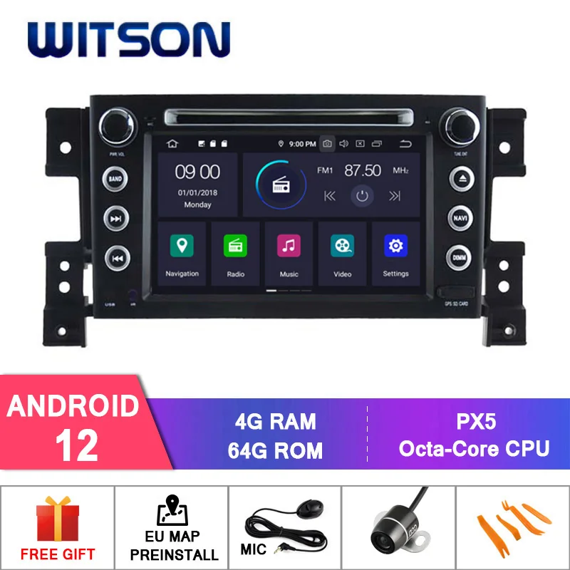 WITSON Android 12 Автомобильный dvd-плеер для SUZUKI GRAND VITARA 2006 2007 2008 2009 2010 автомобильный аудио dvd Автомобильный gps dvd-плеер Автомобильный стерео
WITSON Android 12 Автомобильный dvd-плеер для SUZUKI GRAND VITARA 2006 2007 2008 2009 2010 автомобильный аудио dvd Автомобильный gps dvd-плеер Автомобильный стерео