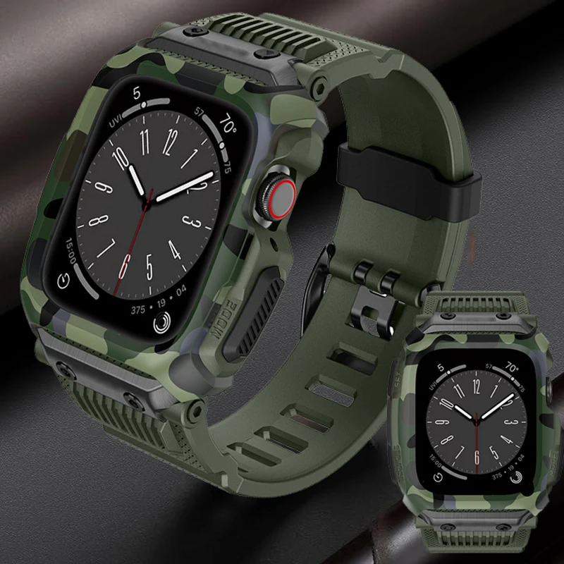 Sport Case+Strap for Apple Watch Band 9 8 7 45Mm Waterproof Drop-Resistant Iwatch Series 6 Se 5 4 3 2 1 44Mm 42Mm Mod Kit
Sport Case+Strap for Apple Watch Band 9 8 7 45Mm Waterproof Drop-Resistant Iwatch Series 6 Se 5 4 3 2 1 44Mm 42Mm Mod Kit