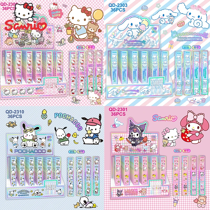 36pcs New Cartoon Sanrio Neutral Pen Blind Box Mystery Box Student Writing Stationery Press Pen Blind Box
36pcs New Cartoon Sanrio Neutral Pen Blind Box Mystery Box Student Writing Stationery Press Pen Blind Box