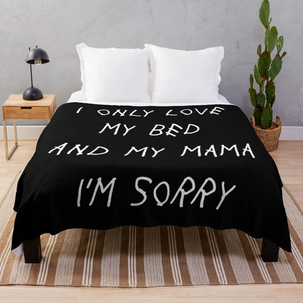 

Мне нравится только моя кровать и моя мама, я извините, Дрейк, тексты песни, план Бога, одеяло, пушистое покрывало для кровати, летнее постельное белье, одеяла