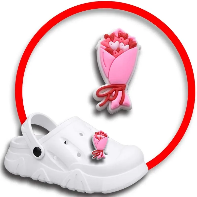 

Pack Pins for Crocs Charms Shoes Accessories Wedding Valentine Decoration Jeans Women Sandals Buckle Kids Favors Men Badges