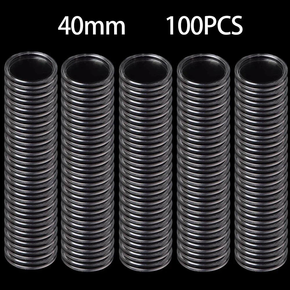 Clear Coin Capsules Holder Storage Display Cases Holders Protector Coin Capsules Storage Collection Case Inner Diameter 40mm
Clear Coin Capsules Holder Storage Display Cases Holders Protector Coin Capsules Storage Collection Case Inner Diameter 40mm