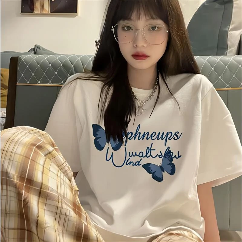 LMQ NEW Short T Shirt Women Tees Vouge Shirts O-Neck Short Sleeve Large Size Loose Oversize Harajuku Simple Ins Bottoming Top
LMQ NEW Short T Shirt Women Tees Vouge Shirts O-Neck Short Sleeve Large Size Loose Oversize Harajuku Simple Ins Bottoming Top