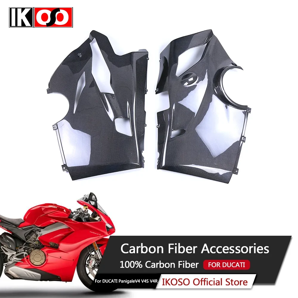 For Ducati Panigale V4 Carbon Fiber Lower Side Fairings Belly Pan Akrapovic Version Carbon Fiber Motorcycle Parts and Accessorie
For Ducati Panigale V4 Carbon Fiber Lower Side Fairings Belly Pan Akrapovic Version Carbon Fiber Motorcycle Parts and Accessorie