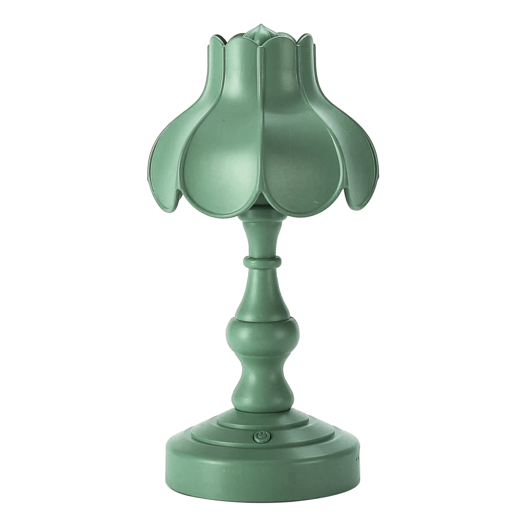 European Lotus Bedside Lamp Decor Mini LED Night Light for Mall Room Bar Home Small Reading Table Light - Gray Green
European Lotus Bedside Lamp Decor Mini LED Night Light for Mall Room Bar Home Small Reading Table Light - Gray Green