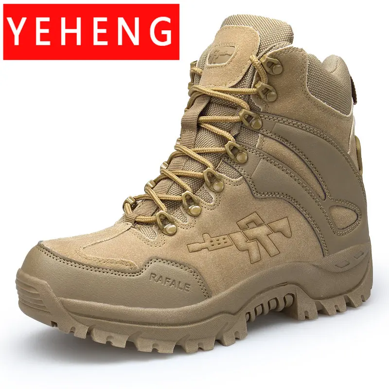 Brand Men's Military Boots Outdoor Hiking Boots Non-slip Rubber Boots Tactical Desert Combat Boots Army Work Shoes Men Sneakers
Brand Men's Military Boots Outdoor Hiking Boots Non-slip Rubber Boots Tactical Desert Combat Boots Army Work Shoes Men Sneakers