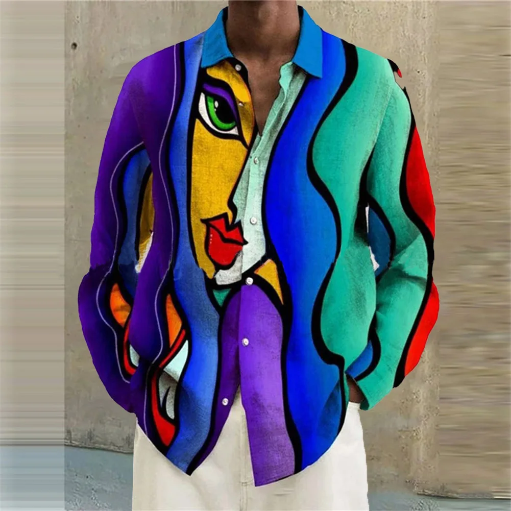 Fashion Leisure Shirts Button-Down Holiday Long Sleeve Polyester Printed Shirt Shirts Summer T Shirt Beachwear
Fashion Leisure Shirts Button-Down Holiday Long Sleeve Polyester Printed Shirt Shirts Summer T Shirt Beachwear