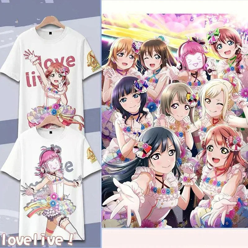 

Animate live love! Nijigasaki High School Idol Club 3d Men's Shirt T-Shirts T-Shirts T-Shirts T-Shirts