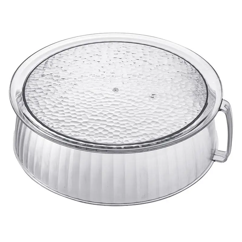 Portable Food Covers With Handle Transparent Design Resist Grease Stains Multifunctional Stackable Dish Covers for Plates
Portable Food Covers With Handle Transparent Design Resist Grease Stains Multifunctional Stackable Dish Covers for Plates