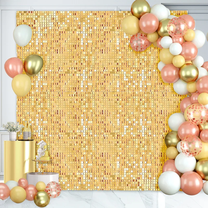 12/18pcs Glitter Sequins Background Wall Panel Gold Square Transparent Snap Panel Wedding Birthday New Year Party Decoration
12/18pcs Glitter Sequins Background Wall Panel Gold Square Transparent Snap Panel Wedding Birthday New Year Party Decoration