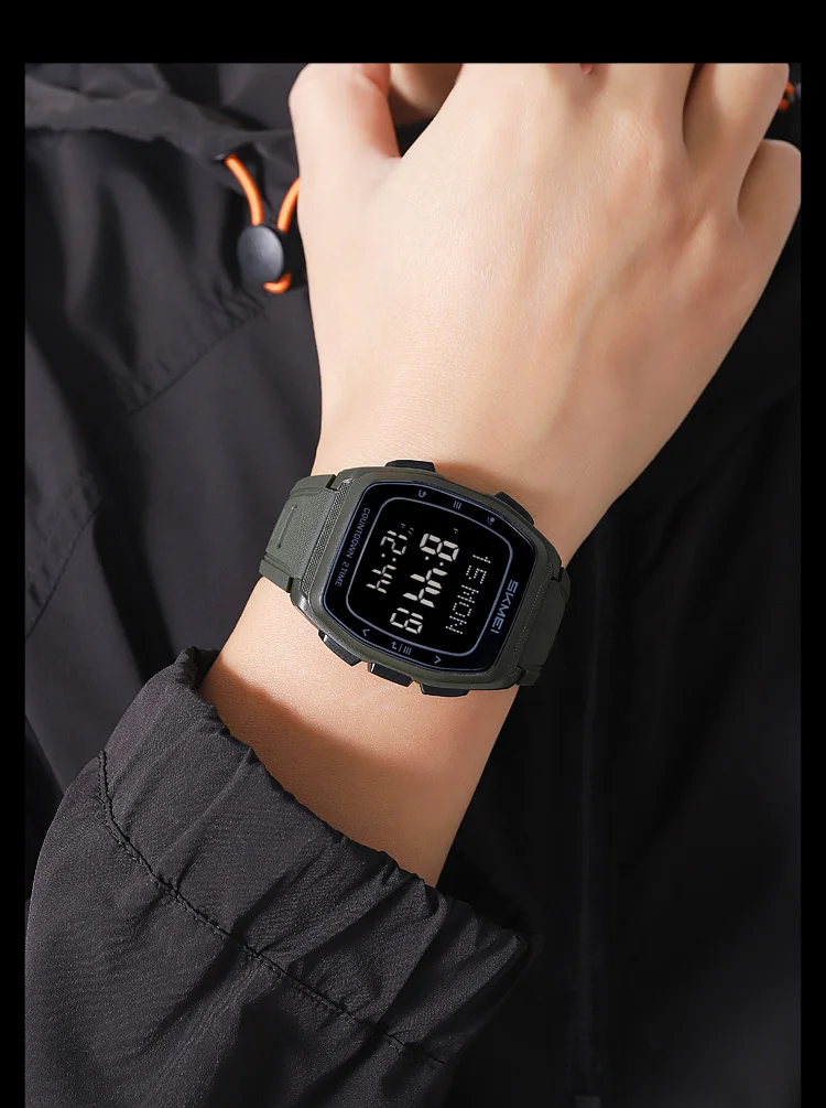 SKMEI 2441 LED Display Electronic Mens Wristwatches Waterproof Countdown Sport Watch for Men Military Digital Clock Reloj Hombre SKMEI 2441 LED Display Electronic Mens Wristwatches Waterproof Countdown Sport Watch for Men Military Digital Clock Reloj Hombre