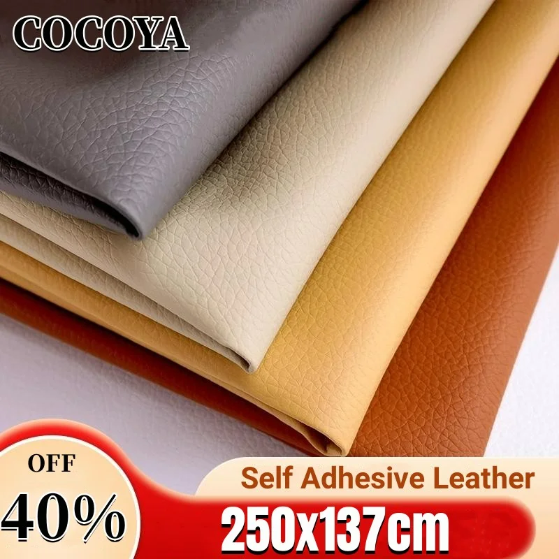 250X137CM DIY Leather Repair Patches Self-adhesive Pu Leather Fabric Stickers for Car Seat Sofa Home Furniture Refurbishment Use
250X137CM DIY Leather Repair Patches Self-adhesive Pu Leather Fabric Stickers for Car Seat Sofa Home Furniture Refurbishment Use