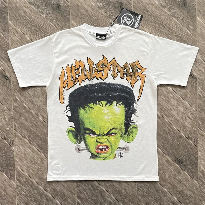 Футболка Hellstar Frankenkid с принтом зеленого мальчика Аватара, хлопковая футболка с коротким рукавом
Футболка Hellstar Frankenkid с принтом зеленого мальчика Аватара, хлопковая футболка с коротким рукавом