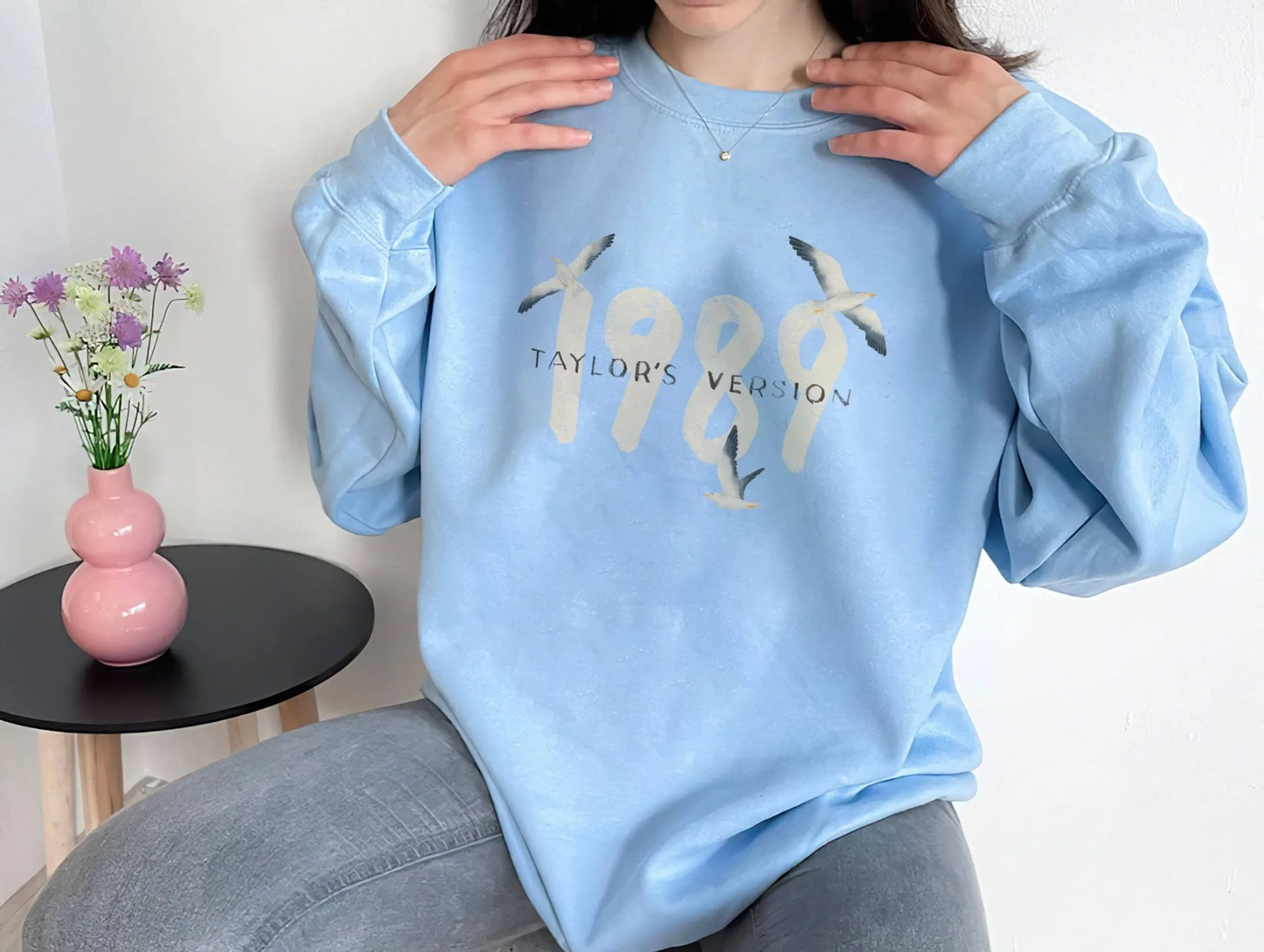 Cotton 2023 Taylor Swift Round Sweatshirt Sky Blue The Eras Tour Pullovers Men Women Hoodie Sweater Print Taylor Poster Clothes
Cotton 2023 Taylor Swift Round Sweatshirt Sky Blue The Eras Tour Pullovers Men Women Hoodie Sweater Print Taylor Poster Clothes