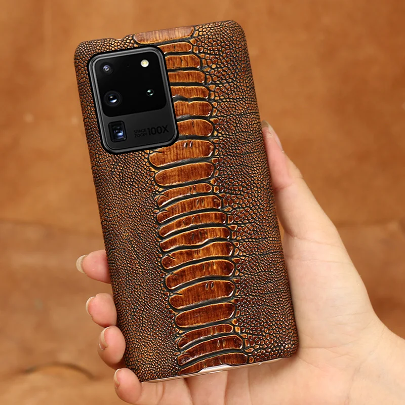 Чехол LANGSIDI из страусиной кожи для Samsung s20 ultra plus A50 a70 s10, чехол из натуральной кожи для Galaxy Note 10 plus a8 2018 a9
Чехол LANGSIDI из страусиной кожи для Samsung s20 ultra plus A50 a70 s10, чехол из натуральной кожи для Galaxy Note 10 plus a8 2018 a9
