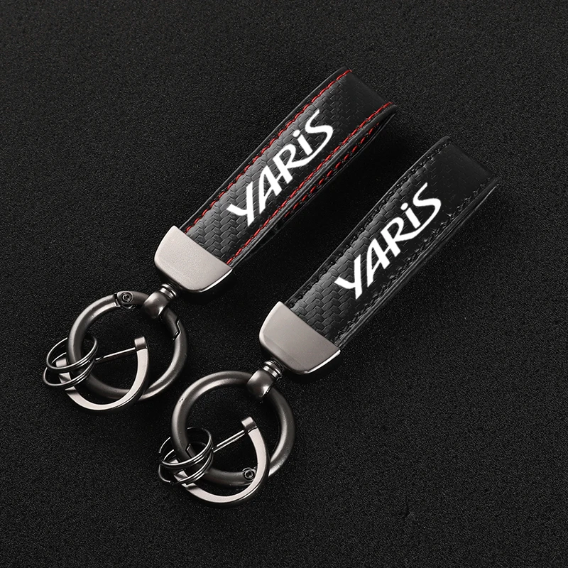 Leather car keychain Horseshoe Buckle Jewelry for Toyota Yaris 2004 2008 2018 Car with logo Accessories
Leather car keychain Horseshoe Buckle Jewelry for Toyota Yaris 2004 2008 2018 Car with logo Accessories