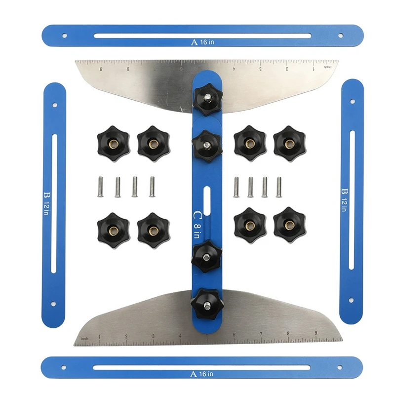 1Set Telescopic Stair Tread Gauge Template Tools Aluminum Alloy Angle Ruler Measuring Woodworking Accessories Foldable
1Set Telescopic Stair Tread Gauge Template Tools Aluminum Alloy Angle Ruler Measuring Woodworking Accessories Foldable