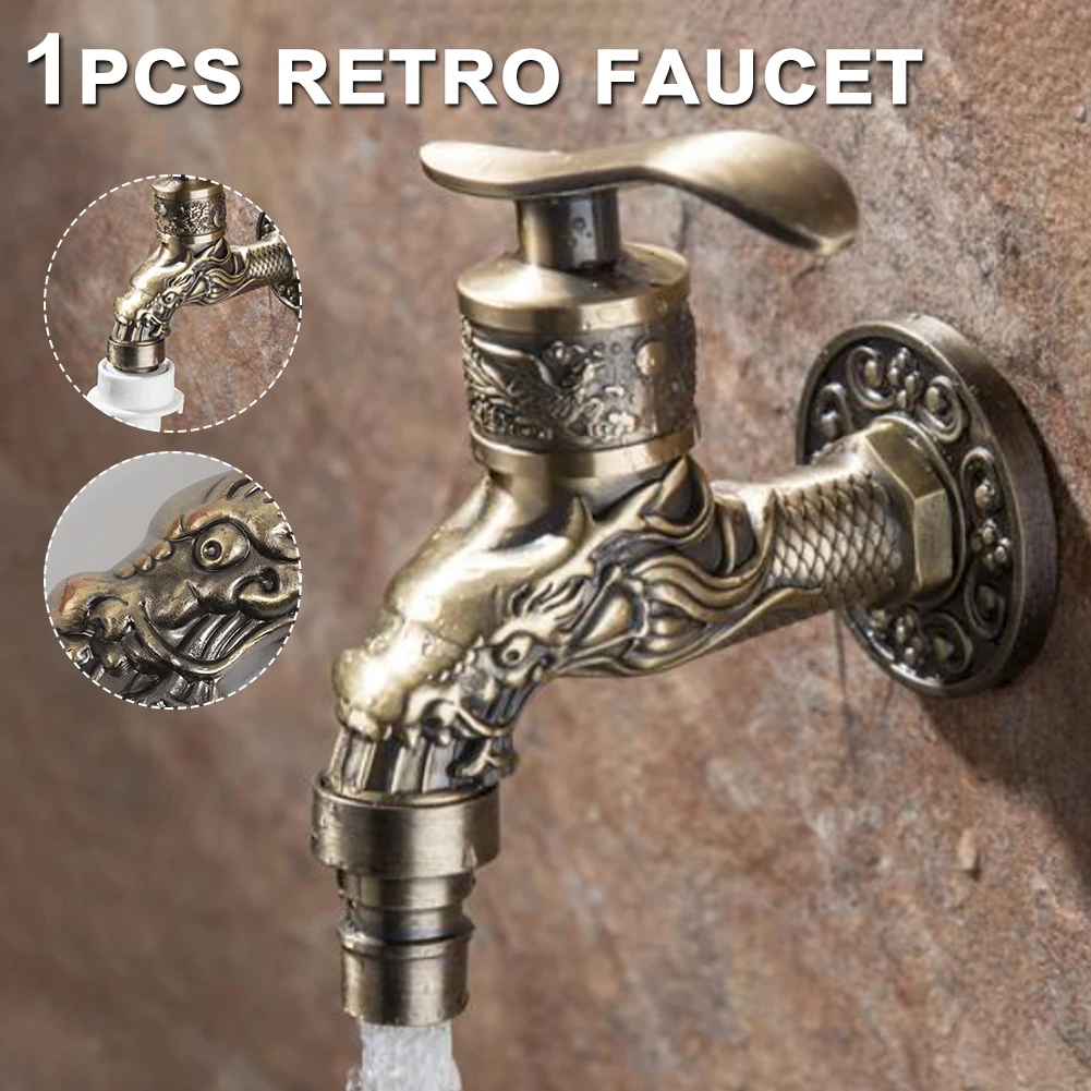 Decorative Brass Outdoor Faucet Garden Tap Antique Retro Bathroom Washing Machine Faucet Balcony Antique Mop Taps For Home
Decorative Brass Outdoor Faucet Garden Tap Antique Retro Bathroom Washing Machine Faucet Balcony Antique Mop Taps For Home