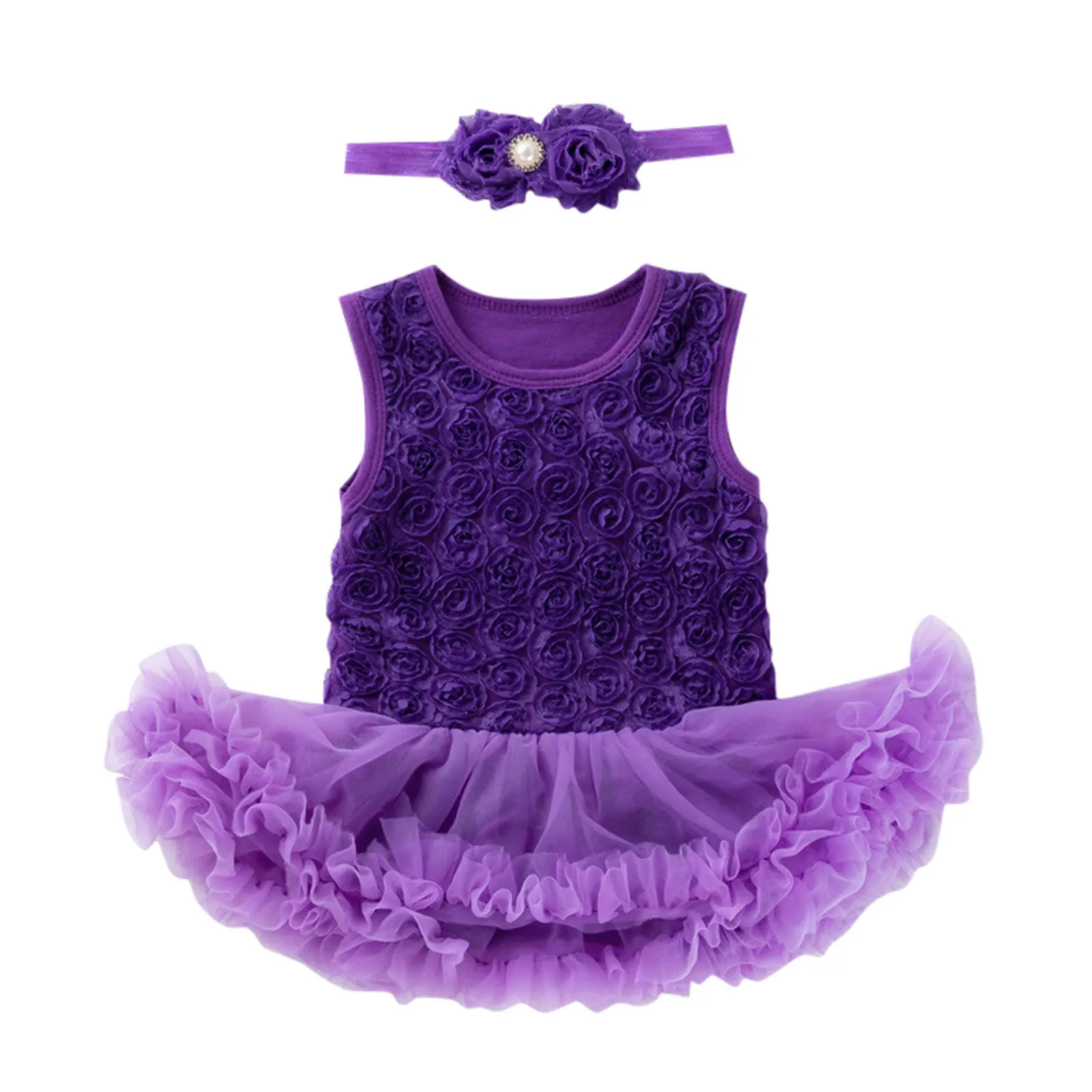 Newborn Baby Girls Birthday Tutu Dress Rose Romper Bodysuits Lace Skirt Sleeveless Jumpsuits Headband Outfit
Newborn Baby Girls Birthday Tutu Dress Rose Romper Bodysuits Lace Skirt Sleeveless Jumpsuits Headband Outfit