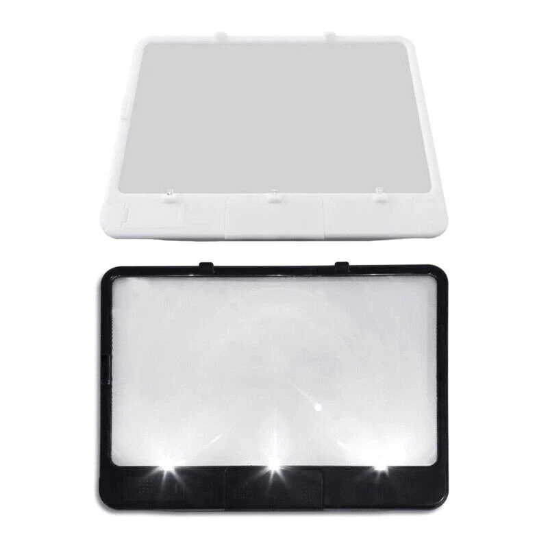Candy AS-SEEN-ON-TV Full Page Book Magnifier And Light To See Pages 3X Bigger, Optical Grade, Anti-Glare
Candy AS-SEEN-ON-TV Full Page Book Magnifier And Light To See Pages 3X Bigger, Optical Grade, Anti-Glare