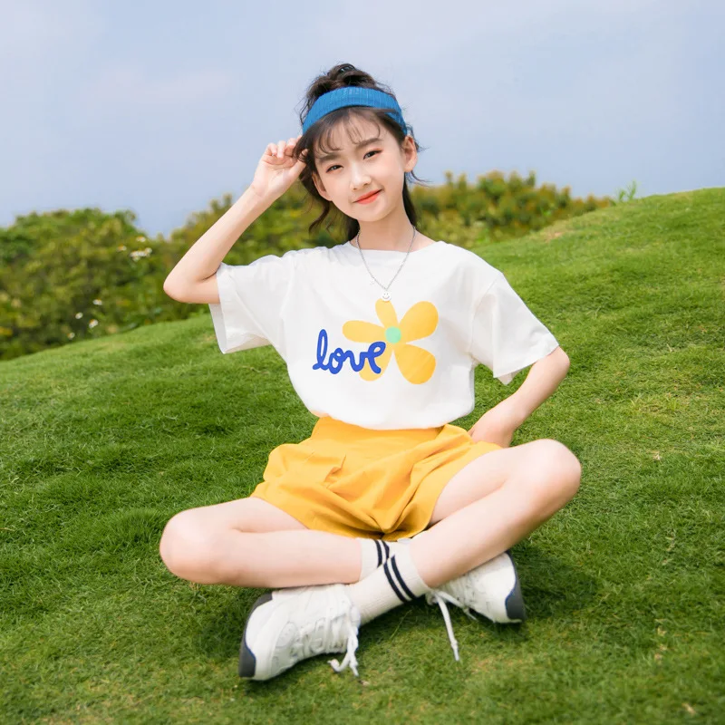 Summer Girls Clothing Sets Summer Kids T-shirts Top+shorts 2pcs Children Clothing Suit Casual Girls Clothes 4 6 8 9 10 11 12 Y
Summer Girls Clothing Sets Summer Kids T-shirts Top+shorts 2pcs Children Clothing Suit Casual Girls Clothes 4 6 8 9 10 11 12 Y