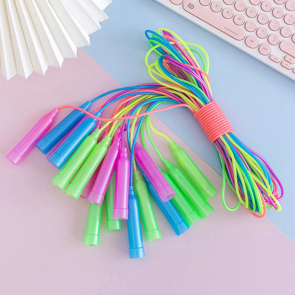 Adjustable Length Jumping Ropes Plastic Handle Skipping Ropes Sports Fitness Exercise Equipment For Kids
Adjustable Length Jumping Ropes Plastic Handle Skipping Ropes Sports Fitness Exercise Equipment For Kids