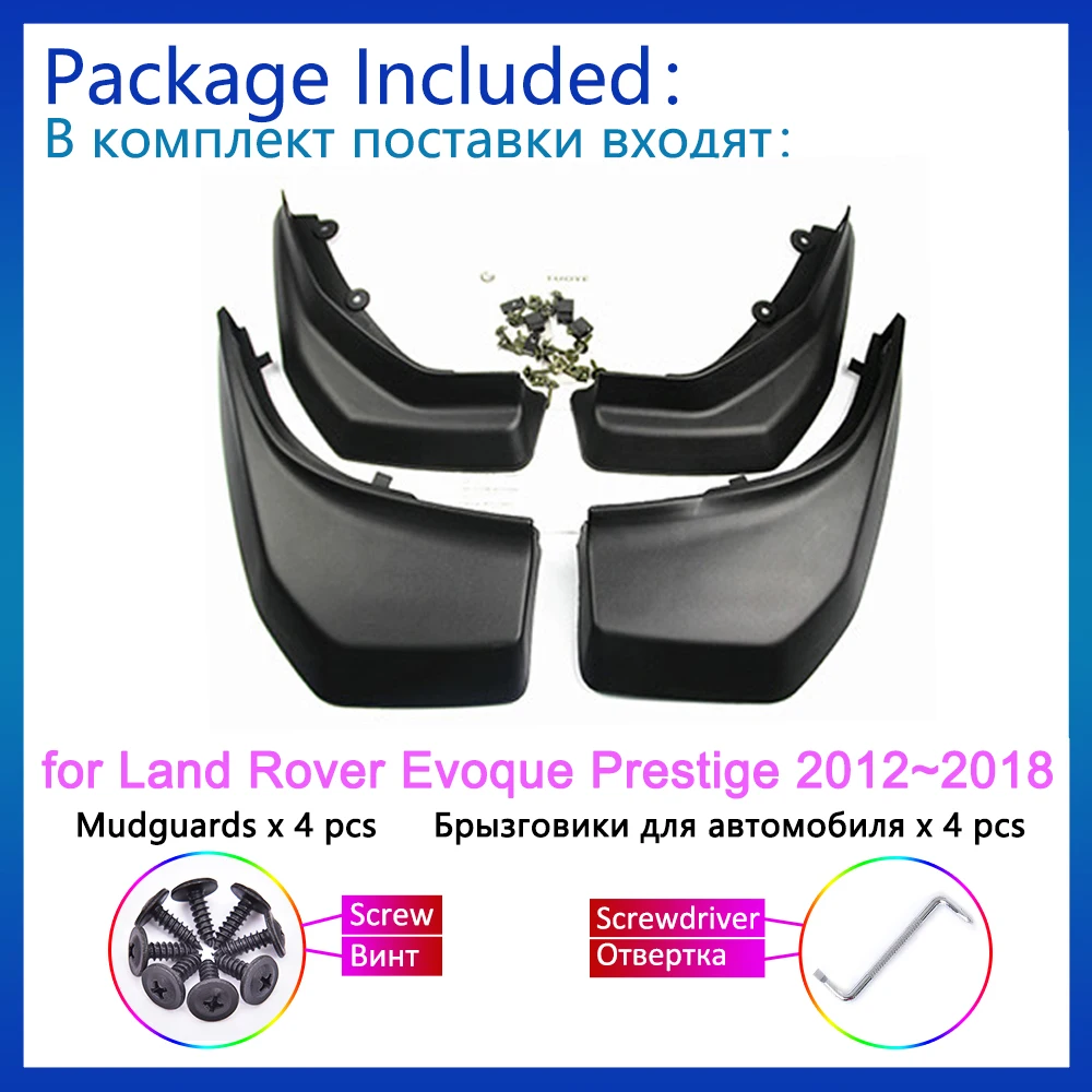 4x For Land Rover Evoque Prestige 2012 2013 2014 2015 2016 2017 2018 MudFlap Mudguard Anti-splash Fenders Rear Wheel Accessories
4x For Land Rover Evoque Prestige 2012 2013 2014 2015 2016 2017 2018 MudFlap Mudguard Anti-splash Fenders Rear Wheel Accessories