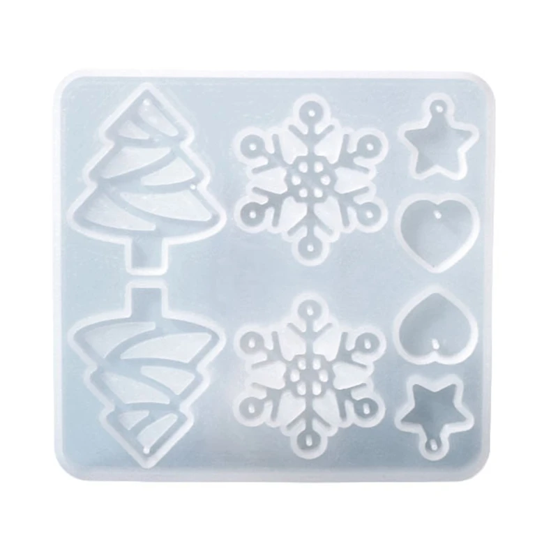 517F Earrings Necklace Drop Glue Molds Diy Star Snowflake Christmas Tree Key Pendant
517F Earrings Necklace Drop Glue Molds Diy Star Snowflake Christmas Tree Key Pendant
